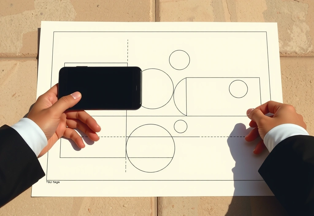 Abstract design blueprint